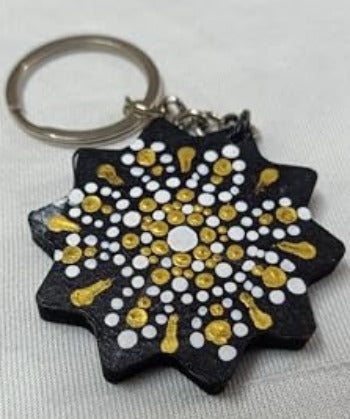 Keychains - Dot Mandala Art